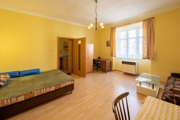 Fotografie nemovitosti - Prague 3, bright furnished apartment 1 + 1 (35 sqm) for rent, Jeseniova street - Žižkov