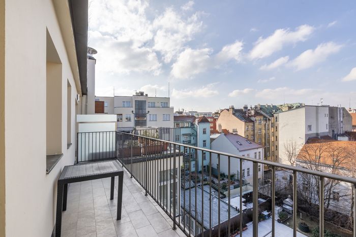 Fotografie nemovitosti - Pronájem Praha, luxusní kompletně zařízený byt 1+kk, 41m2, bazén, klimatizace, Vinohrady