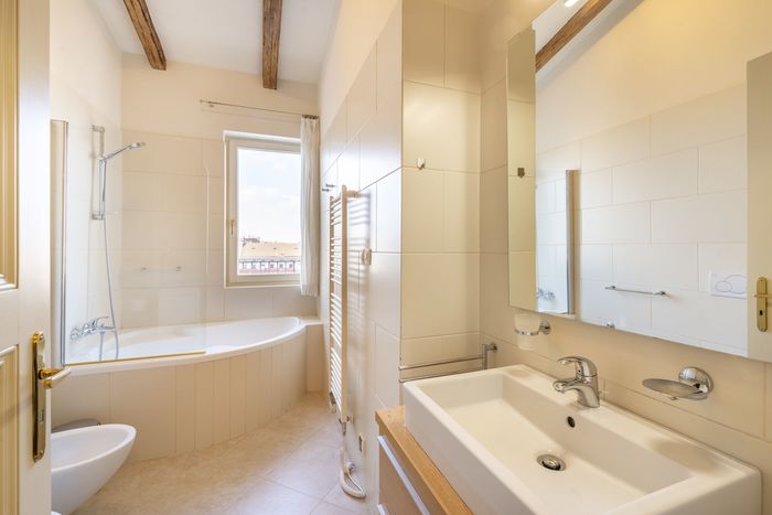Fotografie nemovitosti - Pronájem Praha, luxusní kompletně zařízený byt 1+kk, 41m2, bazén, klimatizace, Vinohrady