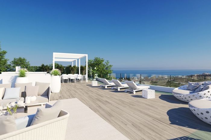 Fotografie nemovitosti - Španělsko - Costa del Sol, apartmán 4+kk, výhled na moře, 171,55 m2 + terasa 144,59 m2, bazén