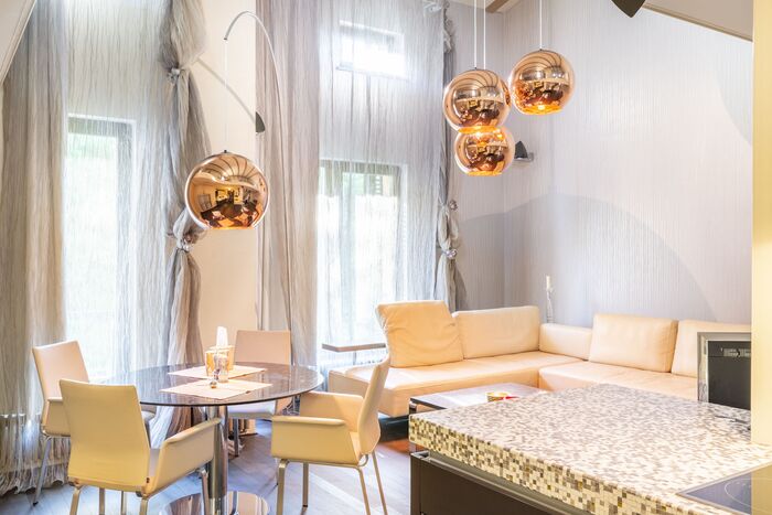 Fotografie nemovitosti - Luxury duplex apartment for rent with terrace, fully furnished, 4 + kk, Prague 6 - Bubenec