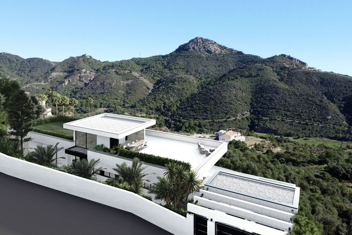 Fotografie nemovitosti - Španělsko - Marbella, luxusní vila 324 m2 + terasa 533 m2, výhled, infinity pool, Benahavis