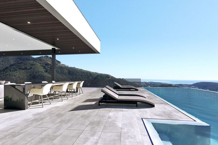 Fotografie nemovitosti - Spain - Marbella, luxury villa 324 sqm + terrace 533 sqm, view, infinity pool
