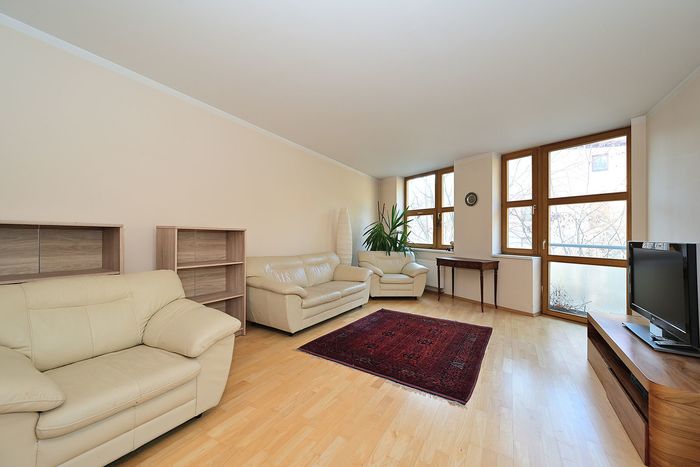 Fotografie nemovitosti - Praha, moderní částečně zařízený byt 3+kk k pronájmu, 84 m2, balkon, garáž