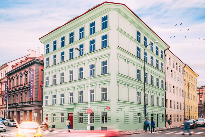 Fotografie nemovitosti - Praha 1, plně vybavený apartmán 1+kk (31,70 m²) k pronájmu, luxusní lokalita- ulice Petrská